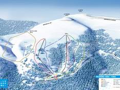 Plan des pistes Valdrôme