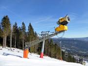 Canon à neige performant à l'Arber