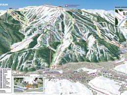 Plan des pistes Bald Mountain – Sun Valley