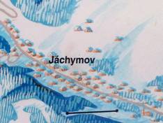 Plan des pistes Jáchymov Střed