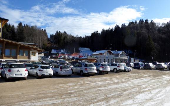 Valsugana: Accès aux domaines skiables et parkings – Accès, parking Lavarone