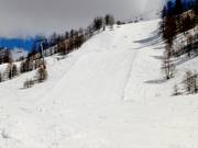 Piste noire sous le télésiège Butieres