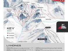 Plan des pistes Mount Potts