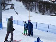 Au téléski, l’arceau est remis.