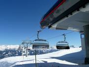 Mizunbahn - 6 places | Télésiège rapide (débrayable) avec capots de protection et sièges chauffants