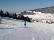 Partie inférieure de la descente en vallée