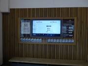 Écran d'information à la station de la vallée