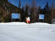 Signalisation des pistes au Speikboden