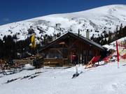 La Tanzstatthütte sur la piste Kircherlhang