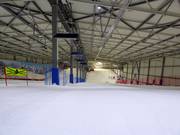 Section difficile sur la piste principale