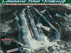 Plan des pistes Lonesome Pine Trails – Fort Kent