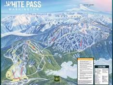 Plan des pistes White Pass