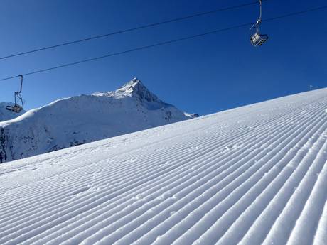 Préparation des pistes Alpes de l'Ötztal – Préparation des pistes Vent