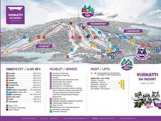 Plan des pistes Vuokatti
