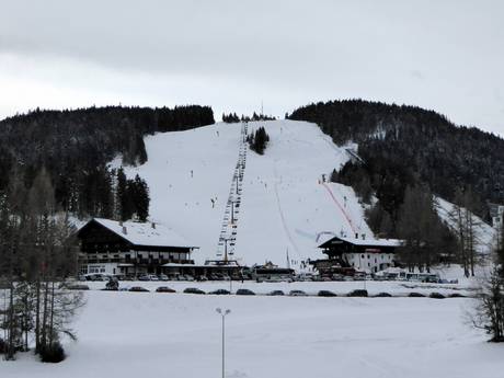Region Seefeld – Tirols Hochplateau: Taille des domaines skiables – Taille Gschwandtkopf – Seefeld
