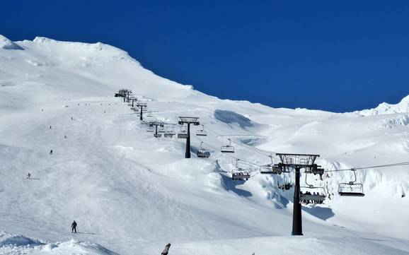 Le plus haut domaine skiable dans la région de Manawatu-Wanganui – domaine skiable Tūroa – Mt. Ruapehu