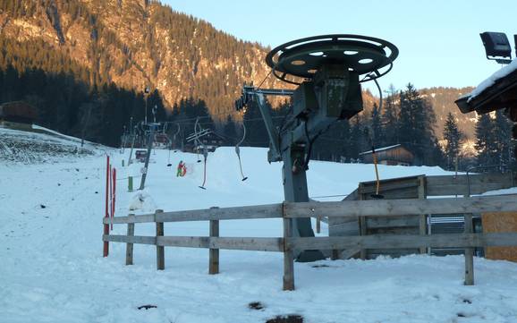 La plus haute gare aval dans l' Alpbachtal (vallée d'Alpbach) – domaine skiable Böglerlift – Alpbach La plus haute gare aval dans l' Alpbachtal (vallée d'Alpbach) – domaine skiable Böglerlift – Alpbach