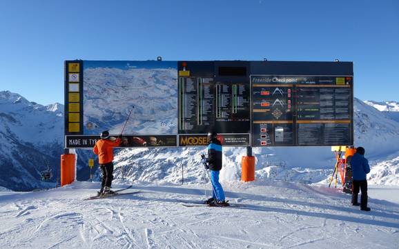 St. Anton am Arlberg: indications de directions sur les domaines skiables – Indications de directions St. Anton/St. Christoph/Stuben/Lech/Zürs/Warth/Schröcken – Ski Arlberg