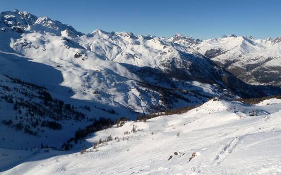 Vallée de la Guisane: Taille des domaines skiables – Taille Serre Chevalier – Briançon/Chantemerle/Villeneuve-la-Salle/Le Monêtier-les-Bains