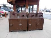 Tri des déchets dans la station de ski Jackson Hole