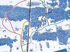 Plan des pistes L'Orient