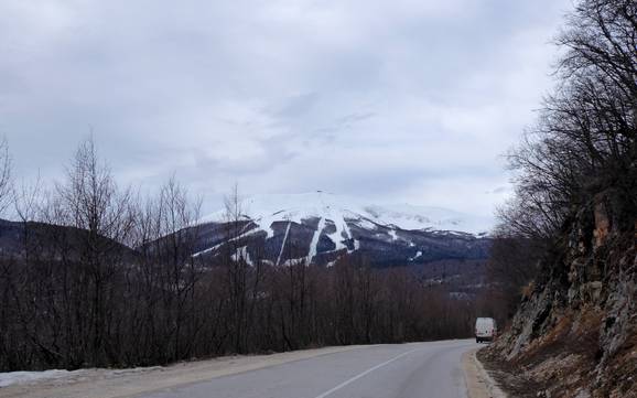 Fédération de Bosnie-Herzégovine: Accès aux domaines skiables et parkings – Accès, parking Babin Do – Bjelašnica
