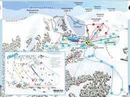Plan des pistes Heidialm Skipark – Falkert