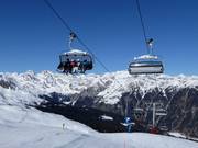 Rinneralm - 6 places | Télésiège rapide (débrayable) avec capots de protection