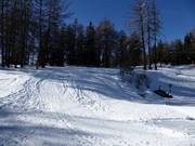 Fin de la piste intermédiaire Rennstrecke