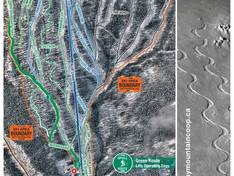 Plan des pistes Shames Mountain