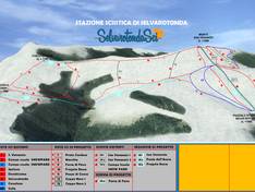 Plan des pistes Selvarotonda – Cittareale
