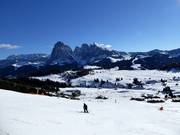 Magnifique panorama au télésiège Mezdi sur l'Alpe de Siusi