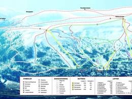 Plan des pistes Grong