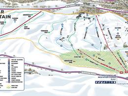 Plan des pistes Dollar Mountain – Sun Valley