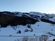 Vue sur le domaine skiable de Wildhaus depuis Oberdorf