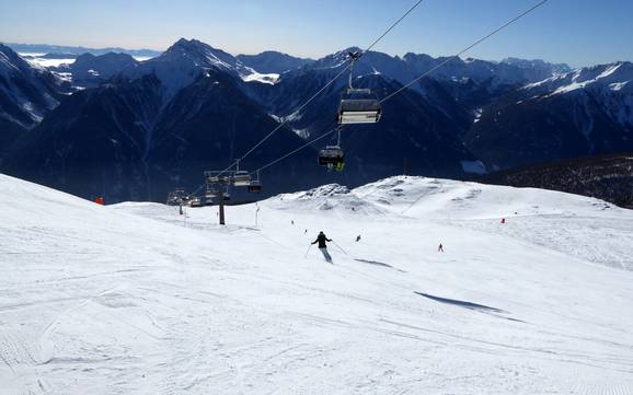 La plus haute gare aval dans la région touristique de Val d'Ultimo-d'Alta Val di Non (Ultental-Deutschnonsberg) – domaine skiable Schwemmalm