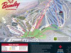 Plan des pistes Bromley Mountain