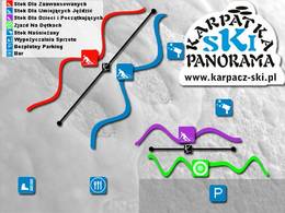 Plan des pistes Karpatka Panorama