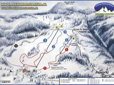 Plan des pistes Homole – Jaworki