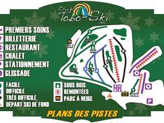 Plan des pistes Tobo-Ski