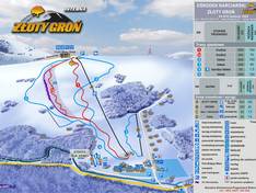 Plan des pistes Złoty Groń