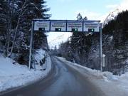 Route de montagne vers Sportgastein