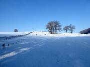 Vue sur la piste de ski de Landsberied