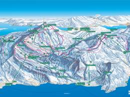 Plan des pistes Rigi