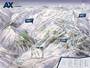 Plan des pistes Ax 3 Domaines – Ax-les-Thermes