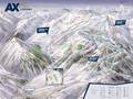 Plan des pistes Ax 3 Domaines – Ax-les-Thermes