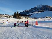 Tapis roulant de l'école de ski