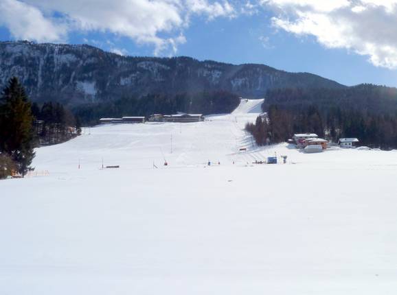 Vue sur les pistes de Thiersee-Mitterland