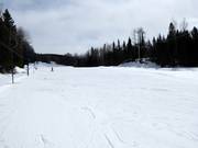 Pente d'entraînement avec son propre téléski à la station de vallée