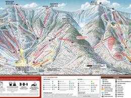 Plan des pistes Sugarbush